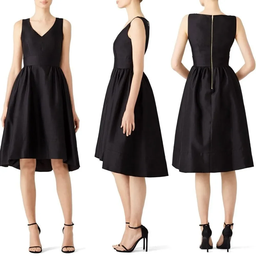 Kate Spade- Women’s Noir Black Heritage Tank Dress, Size 10